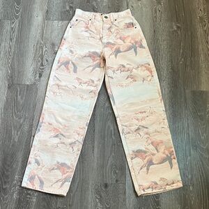 BDG Running Horses Print Boyfriend Jeans.